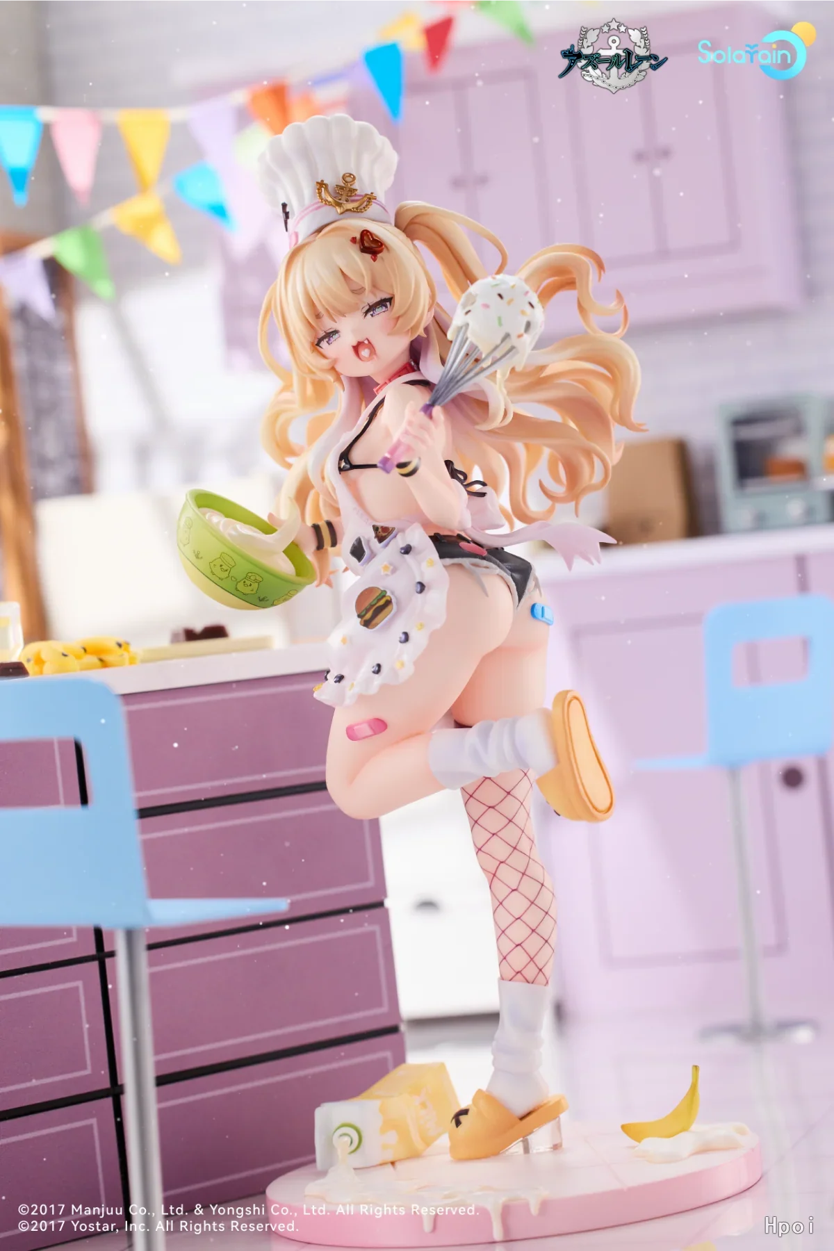 In Stock Original Azur Lane USS Bache Anniversary Illustration Ver. 1/7  Action Figure Anime Model Toys Collection Doll Gift