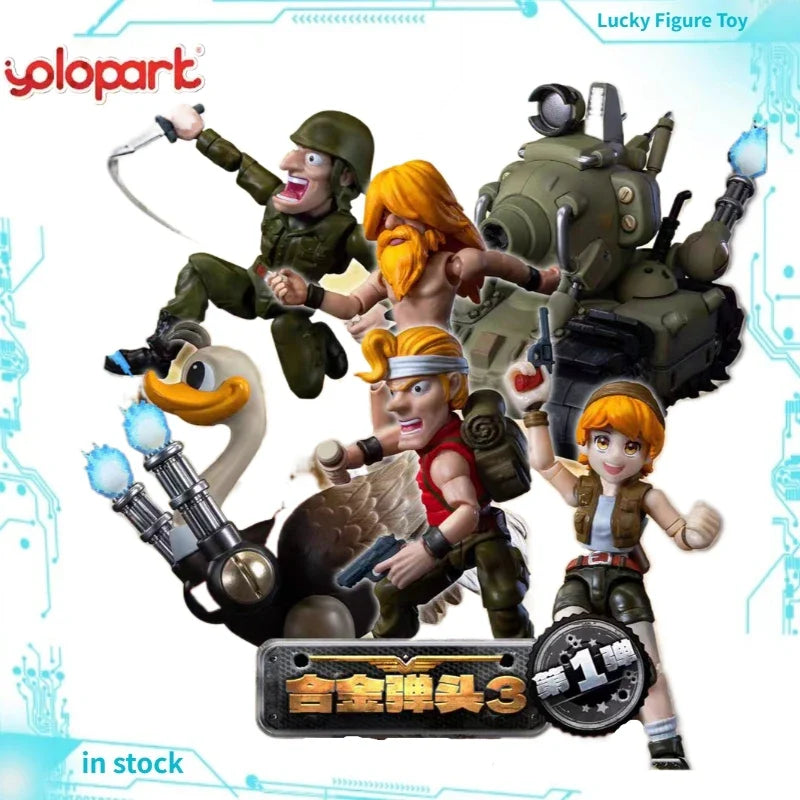 【In Stock】YOLOPARK AMK MINI PRO Q Version Metal Slug 3 Volume 1 Figure Model Toy