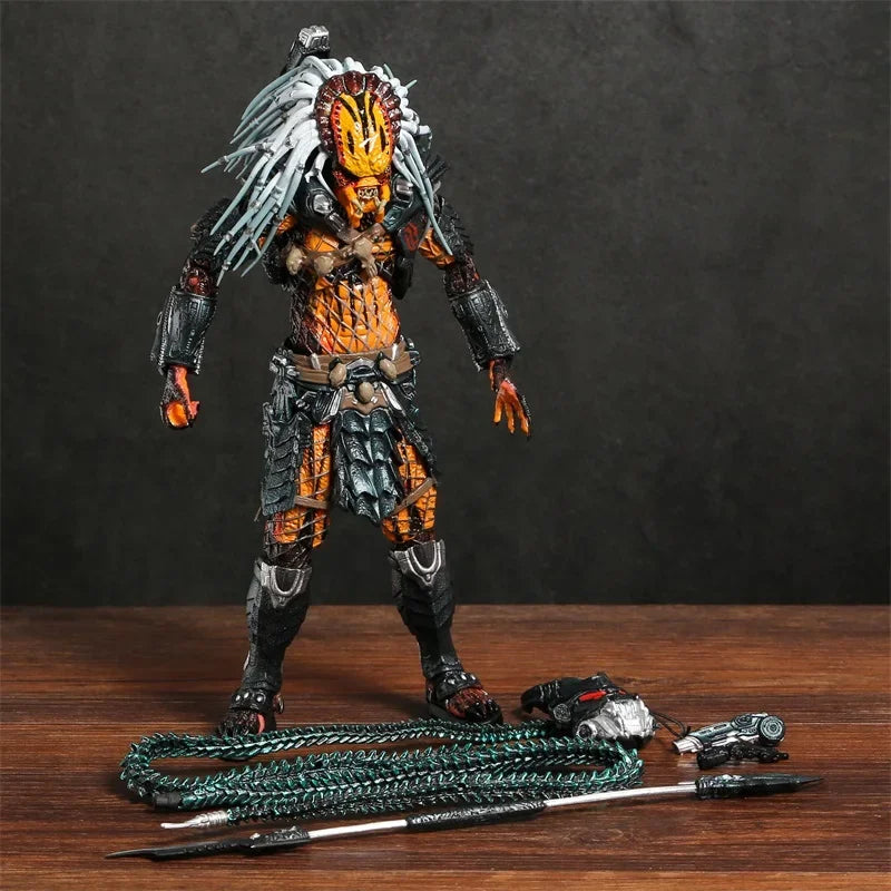 NECA Predator Clan Leader 7 Inches Action Figure with Accessories Model Toy