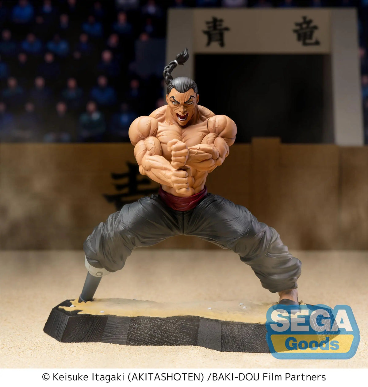 Genuine Sega Luminasta Baki Dou Kaioh Retsu PVC Action Figure Sega Model Figurine Toys For Otaku Gift