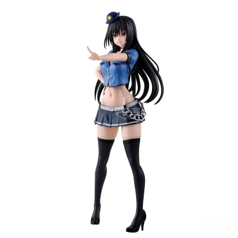 In Stock Bandai Banpresto Original GLITTER＆GLAMOURS Anime To Love-Ru Darkness Kotegawa Yui Police Ver Action Figure Model Toy DT