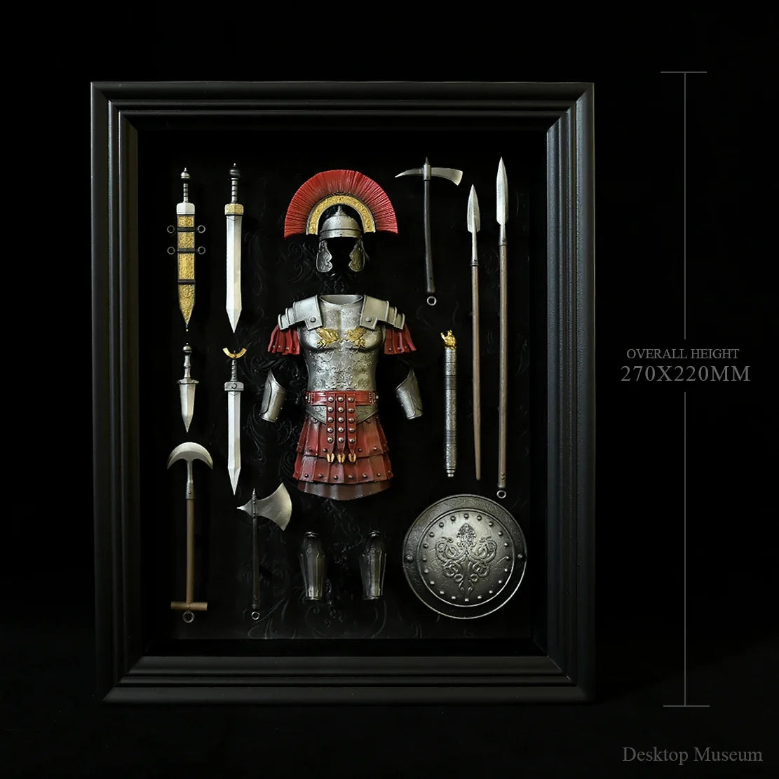 Desktop home decorations resin ornaments, ancient Roman centurion armor photo frame  LTCP-351