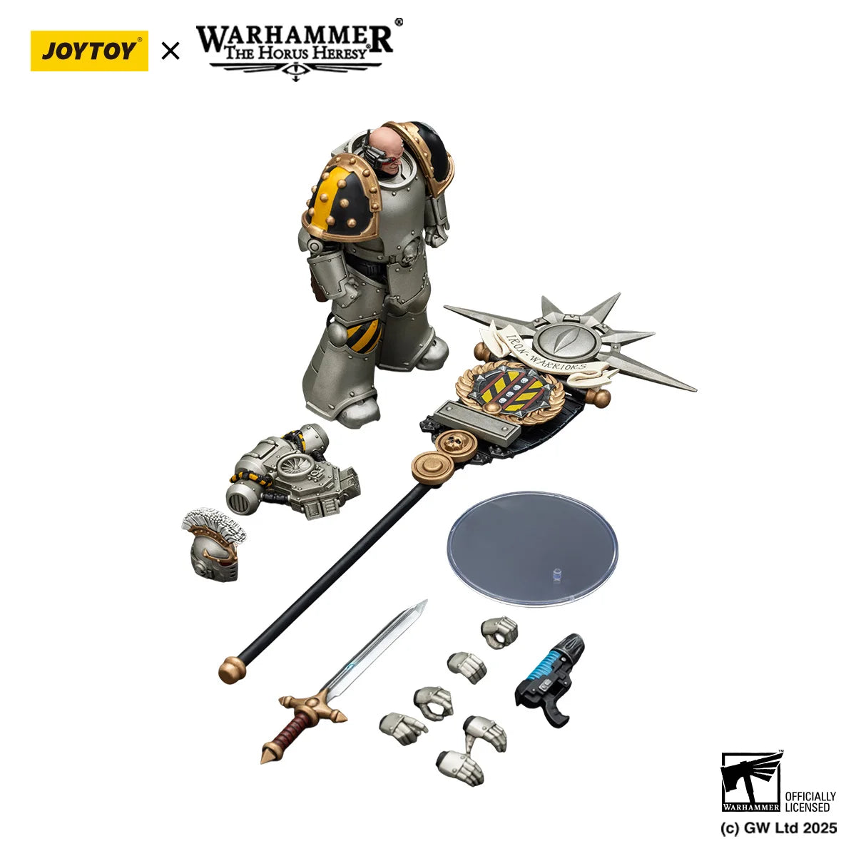 Warhammer The Horus Heresy 1/18 Action Figures Iron Warriors Command Squad Chosen with Legion Standard MKVI Tactical Sergeant