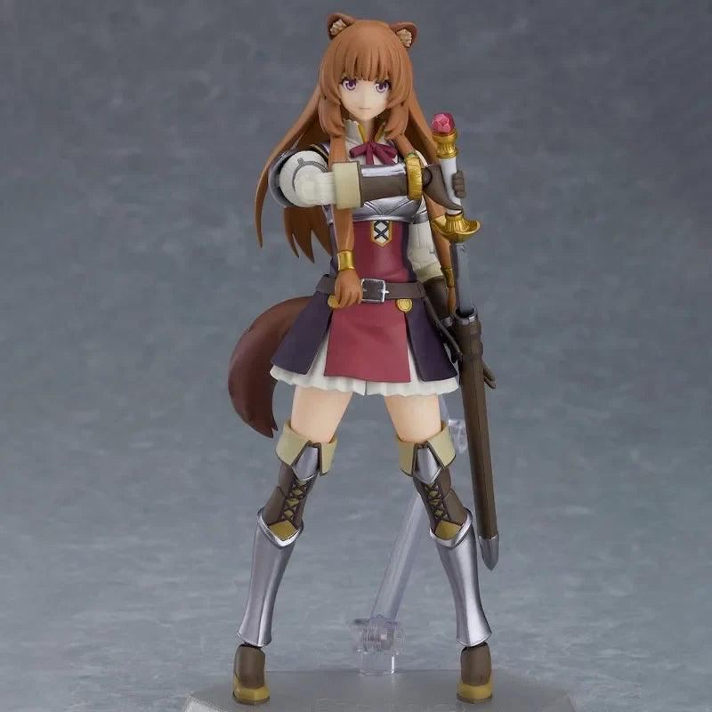 In Stock MAX Factory Original FIGMA The Record of the Shield Hero Raphtalia Action Figure Model Gift for Kid Foam Box Packaging