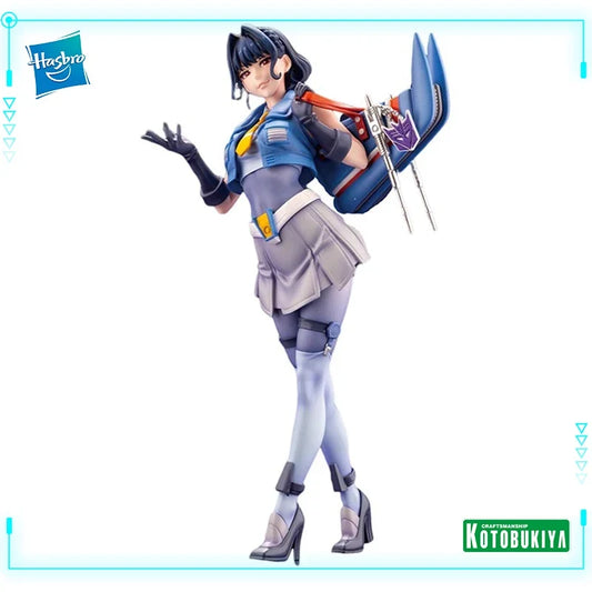 Kotobukiya Original Genuine 1/7 Hasbro Transformers Thundercracker Decepticons Bishoujo Statue 21.5cm Model Toy Figure Xmas Gift