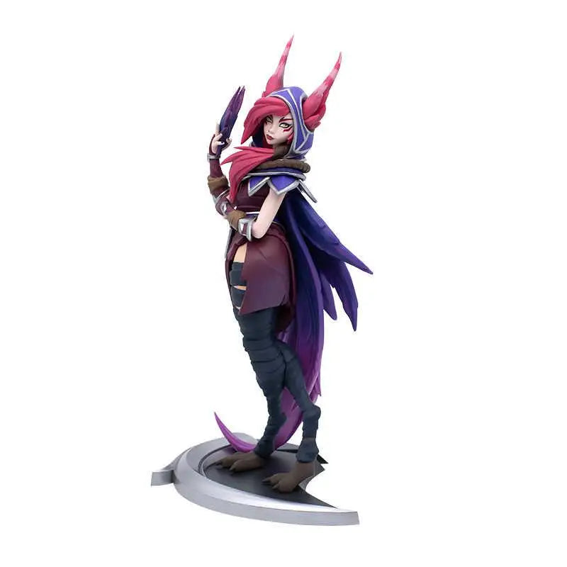 Original LOL League of Legends Gwnya Sononu Raven Medium Sculpture Anime Action Doll Series Accessories Models Toys Gifts