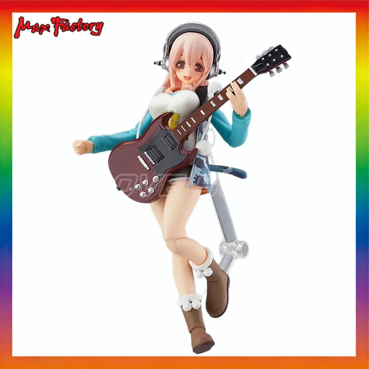Original Max Factory Figma 169 SUPER SONICO Action Figure Model Toys Gifts Collection