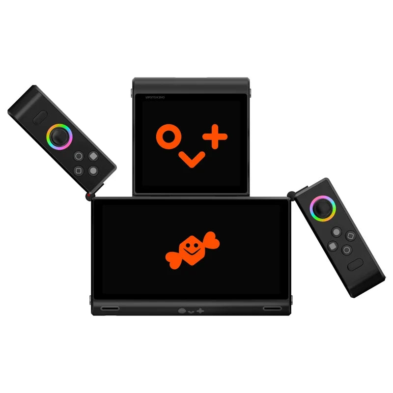 Onexplayer Onexsugar Sugar 1 Handheld Game Console Dual Screen Retro Pixel Gamepad Hall Joystick Oled G3 Gen3 Bluetooth Wifi