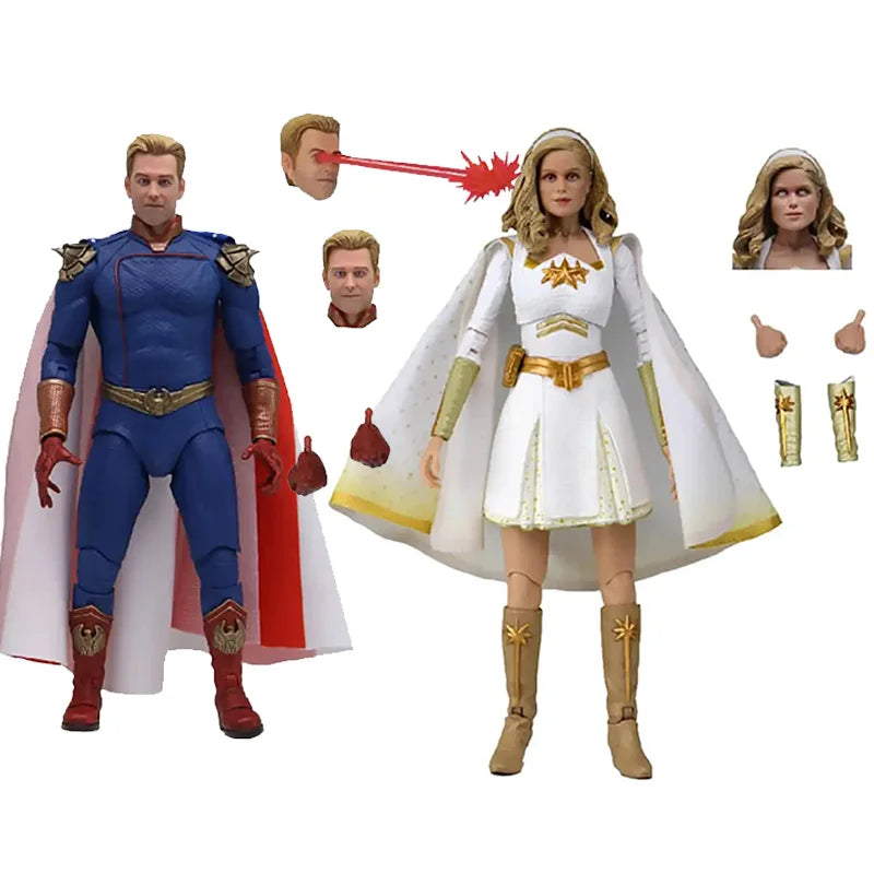 Neca Figure The Boys Figure Starlight & Homelander 7" Ultimate Action Figure Collectable Model Toys Christmas Gifts 18CM