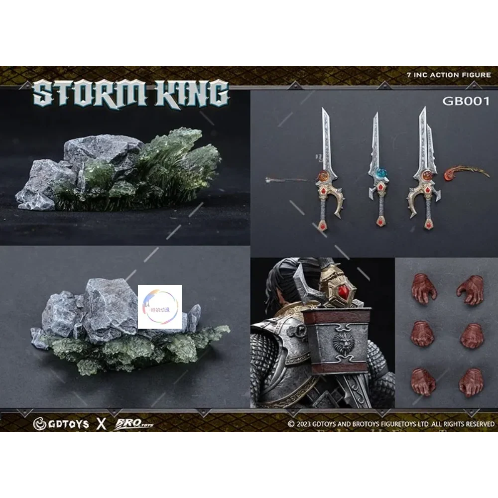 GDTOYS X BROTOYS GB001 1/12 Men Soldier Storm King Human Knight Full Set 6Inch Action Figure Toy