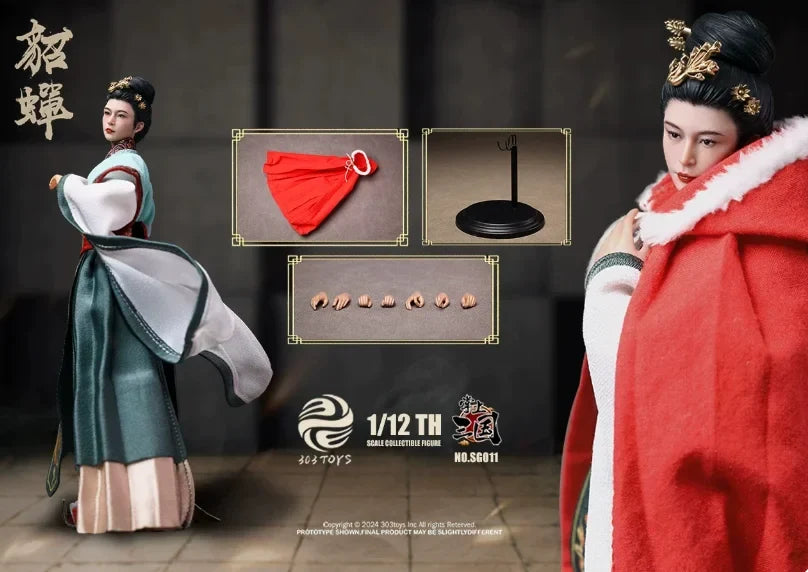 In-stock FIGLAND 303TOYS Collaboration Three Kingdoms 1/12 Ma Chao, Huang Zhong, Guan Yu Action Figures
