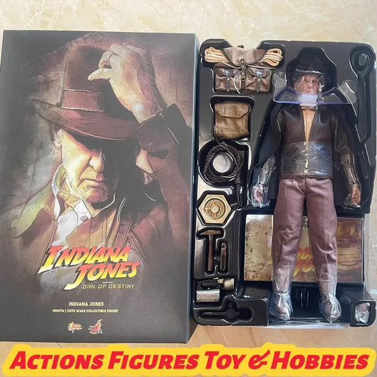 In Stock Hottoys Hot Toys HT MMS716 1/6 Indiana Jones and The Dial of Destiny Anime Action Figure Toys Models Collectible PVC