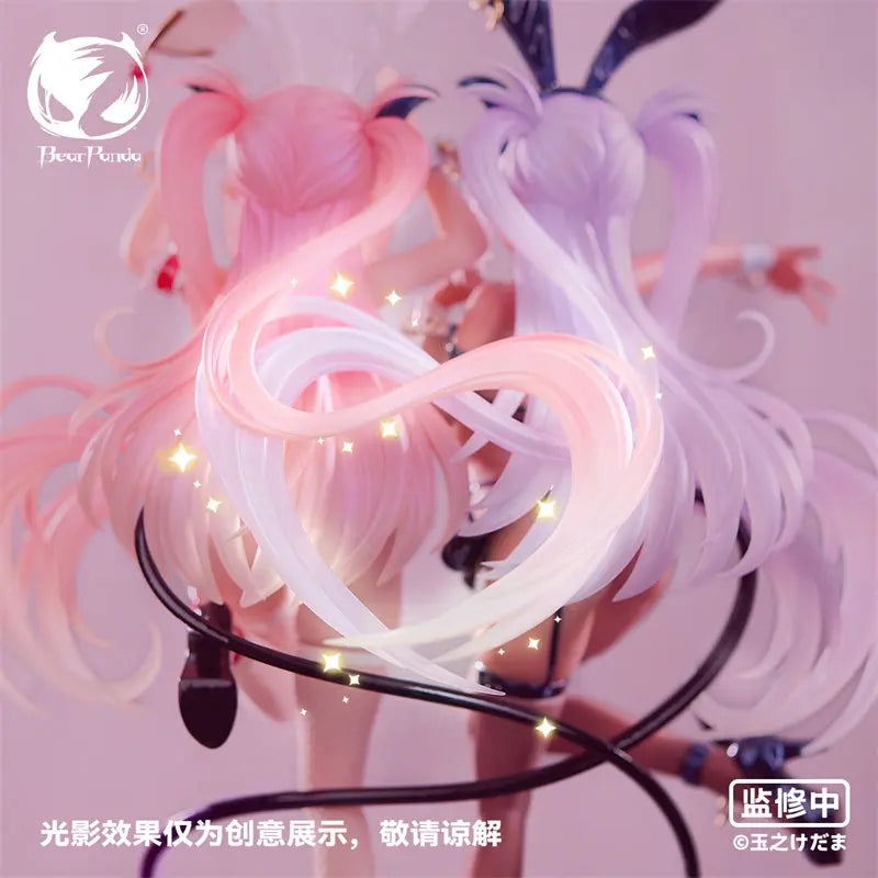 Magic Studio Bear Panda Anime Action Figure 1/6 Scale Lulum Kuromu Bunny Girl Double Set Mao Yu Milk Collection Display Model