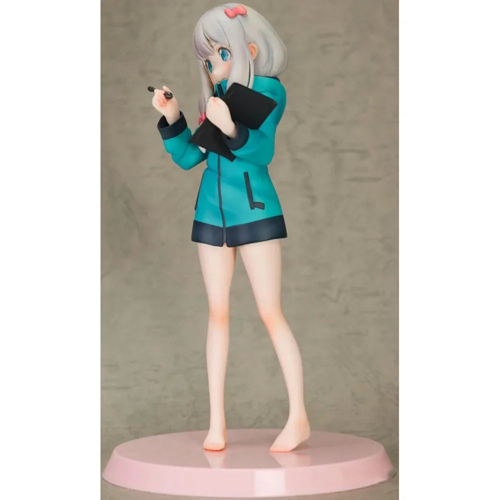 19CM Eromanga Sensei Figure Anime Izumi Sagiri Standing Posture Golf Model Toy Gift Crafts Collection Statue Ornaments PVC 1/8