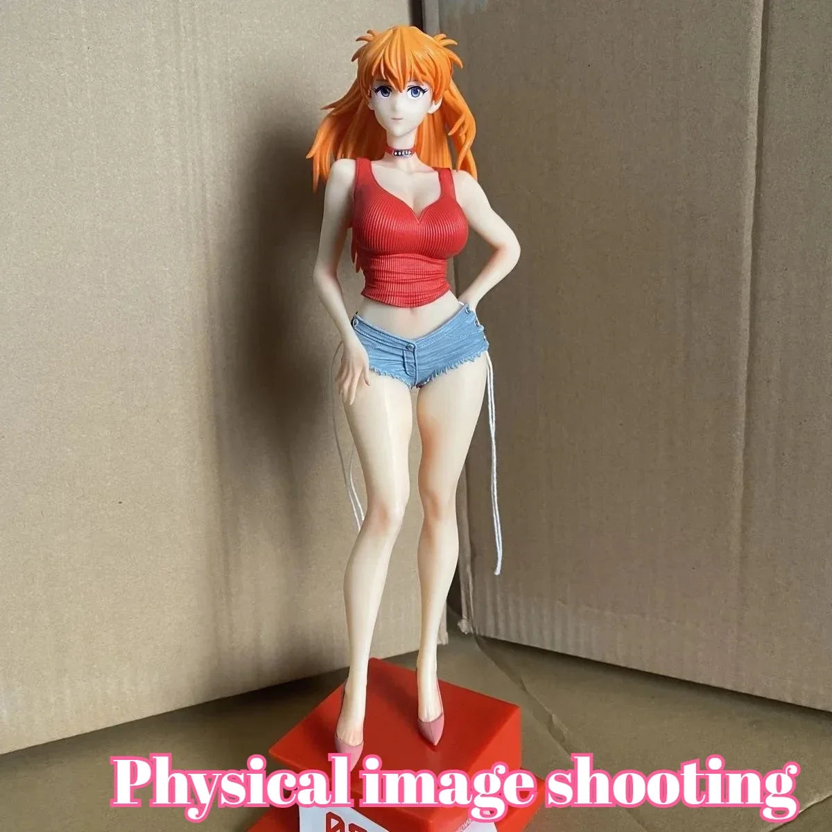 In Stock Summer Girlfriend Series Mari Statue Makinami Makinami Rei Ayanami Set Anime PVC Figure Model Collect Desktop Toy Gift
