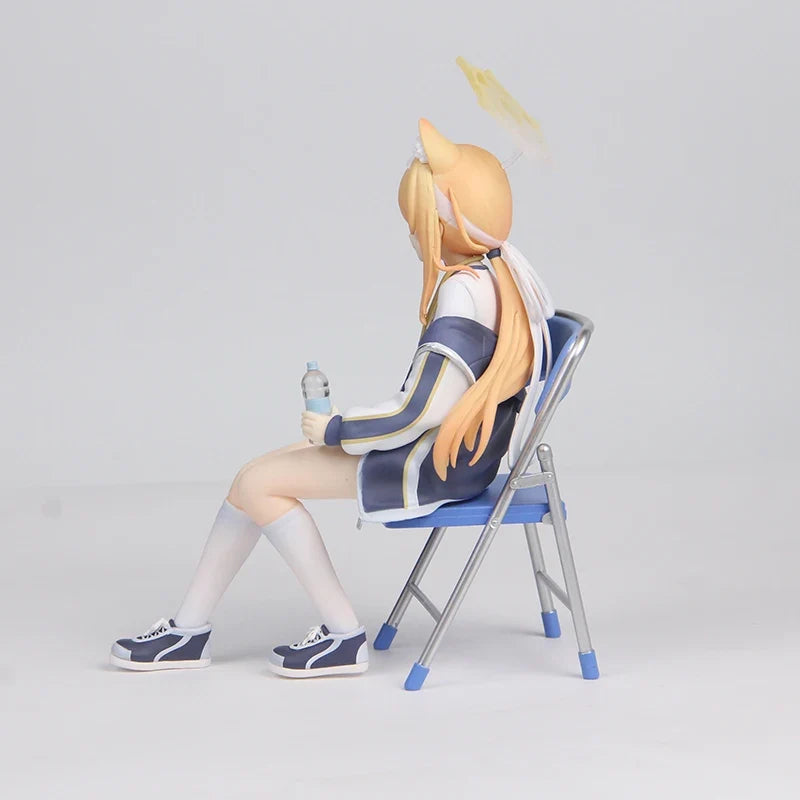 Anime Blue Archive Gymnastics Uniform Girl Iochi Mari Figures Model Toy Static Statue Action Figures Office Desk Ornament Gift