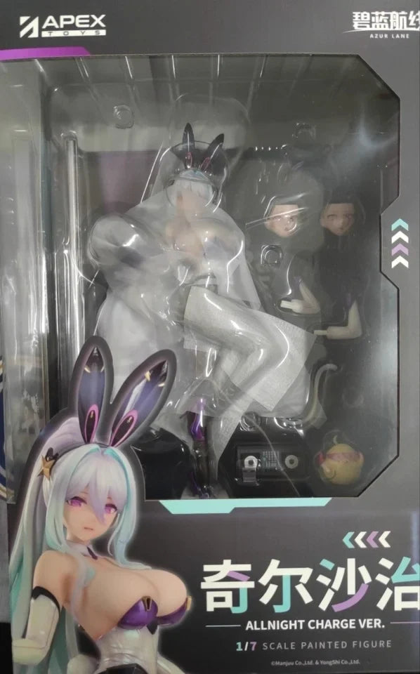 APEX Azur Blue Route Kearsarge Allnight Charge Ver. 1/7 Scale Figure Original Doll Model Ornaments Collection Toy Gifts