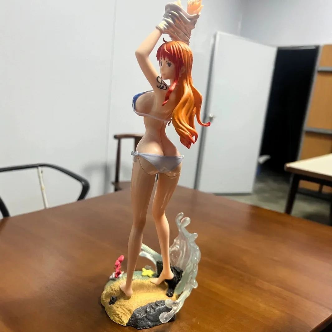 25CM One Piece Nami Anime Figure Thief Cat Nami Figurine Pvc Statue Model Dolls Collectible Ornament Gifts