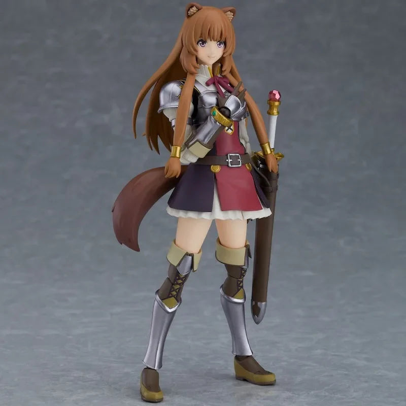 In Stock MAX Factory Original FIGMA The Record of the Shield Hero Raphtalia Action Figure Model Gift for Kid Foam Box Packaging