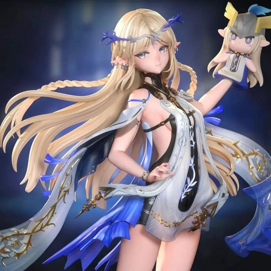 Wuthering Waves Cartethyia Standing Anime Figure GK Resin Collectible Model Desktop Ornament Birthday Gift