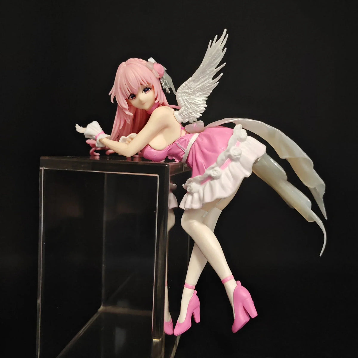 FuRyu Goddess of Victory NIKKE Dorothy Noodle Stopper Figure Pink Angel Wings Anime Girl PVC Statue collect Desk Ornament Gift