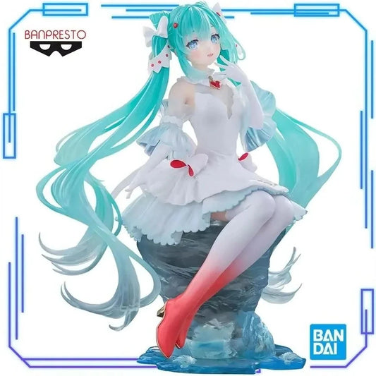 In Stock Bandai Original Genuine Banpresto Evolve Clearluxe Hatsune Miku Clione Ver 18cm Collections Model Toys BPEV Figure Gift