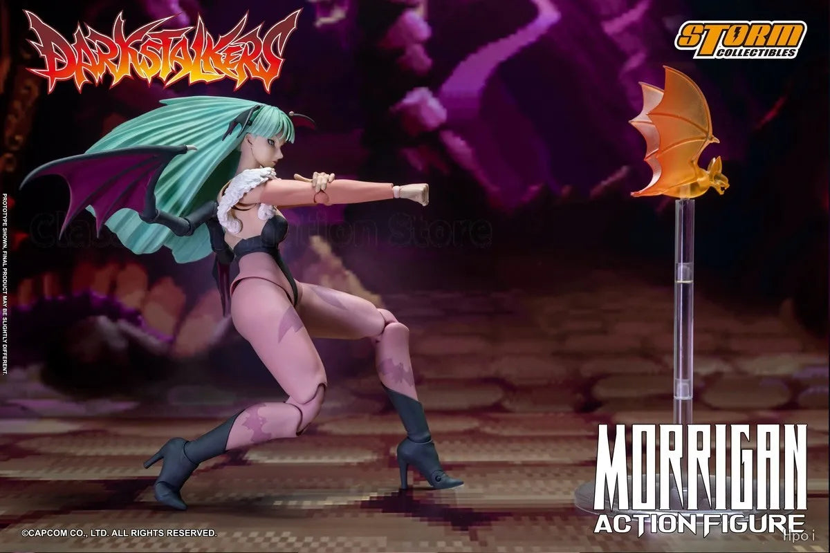 【Original】Storm Collectibles Darkstalkers: The Night Warriors Morrigan Aensland 1/12 Action Figure Model Toy