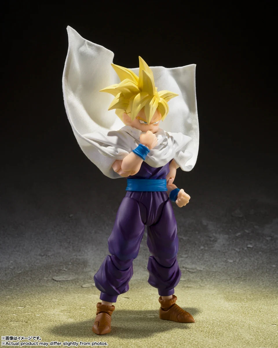 In Stock Genuine BANDAI SHFiguarts Dragon Ball Z Son Gohan The Games Begin Super Saiyan Son Goku Figure Anime Action Model Toy