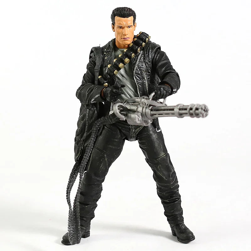 NECA Terminator T-800 Judgment Day T-800 T-1000 Arnold Schwarzenegger Action Figure Collectible Model Toy  7" 18cm Gifts