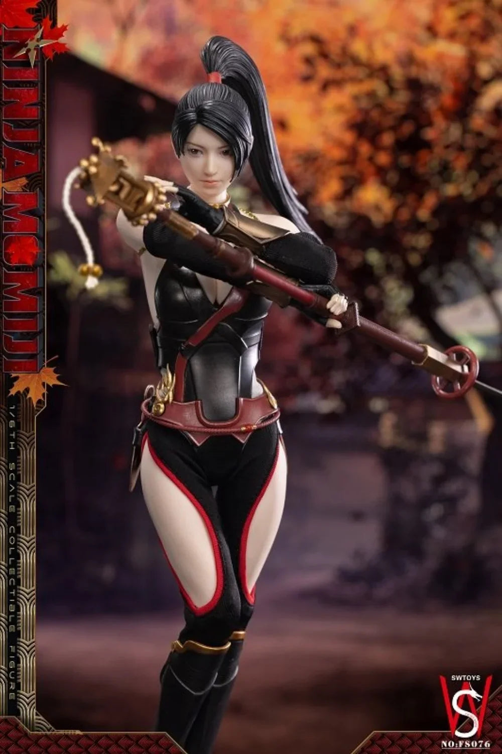 In Stock SWTOYS FS076 1/6 Scale NINJA MOMIJI Replaceable Hand Shape Full Set 12inchs Action Figure Model Toys Gifts