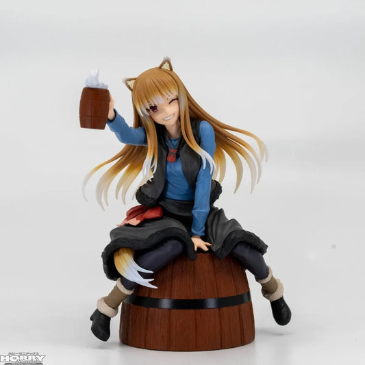 17CM Anime Holo Figure Ookami to Koushinryou Merchant Meets the Wise Wolf Sitting Model Toy Doll Action Figure PVC