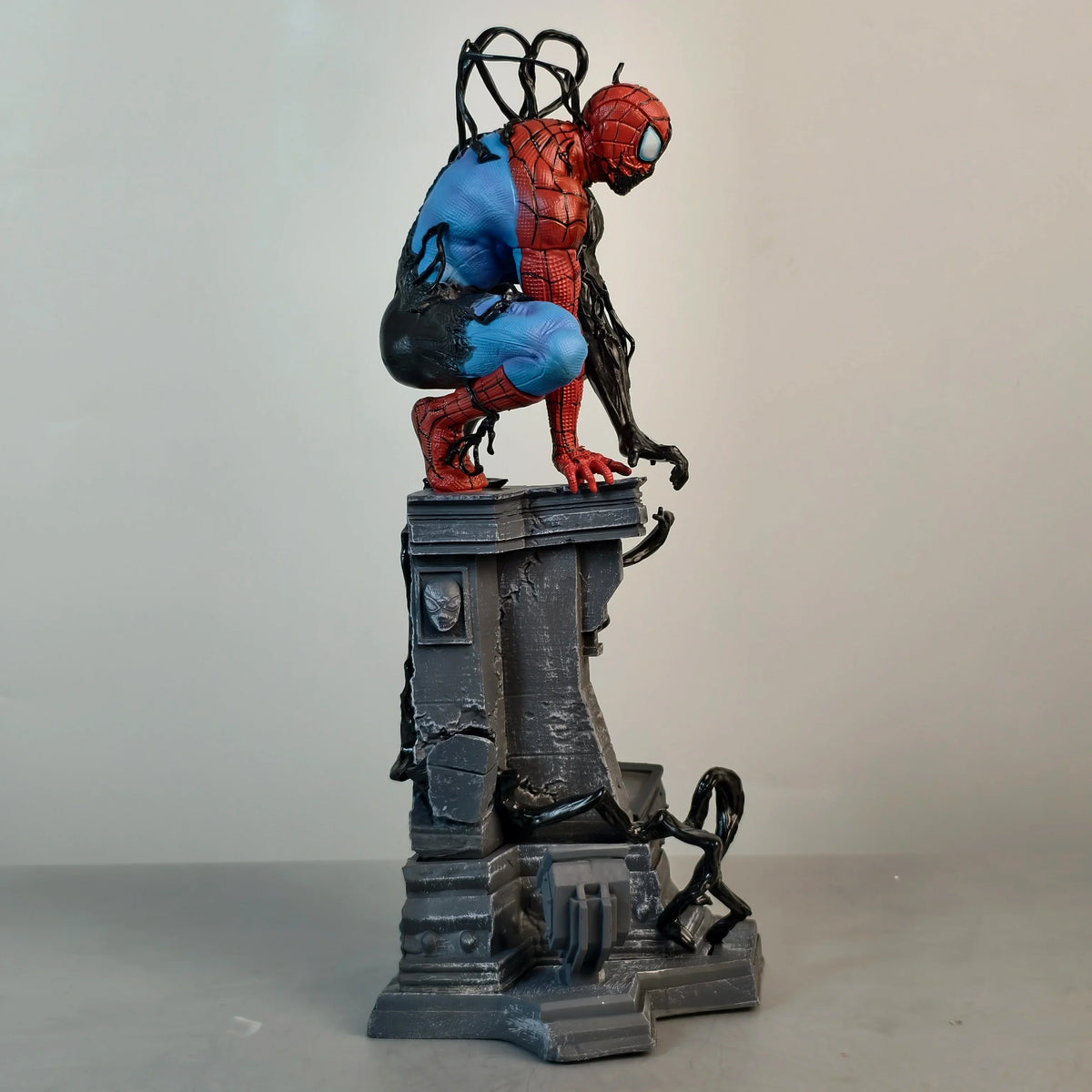 37cm 14.5 inch Anime Spider-Man Figures Pvc Statue Desktop Ornamen Collection Statue Model Decoration Room Desk Toys Gifts