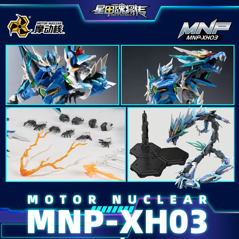 Motor Nuclear Mnp Xh03 Assembly Model Kits Anime Action Figures Abs Alloy Material Collectible Gifts For Adult Collectors