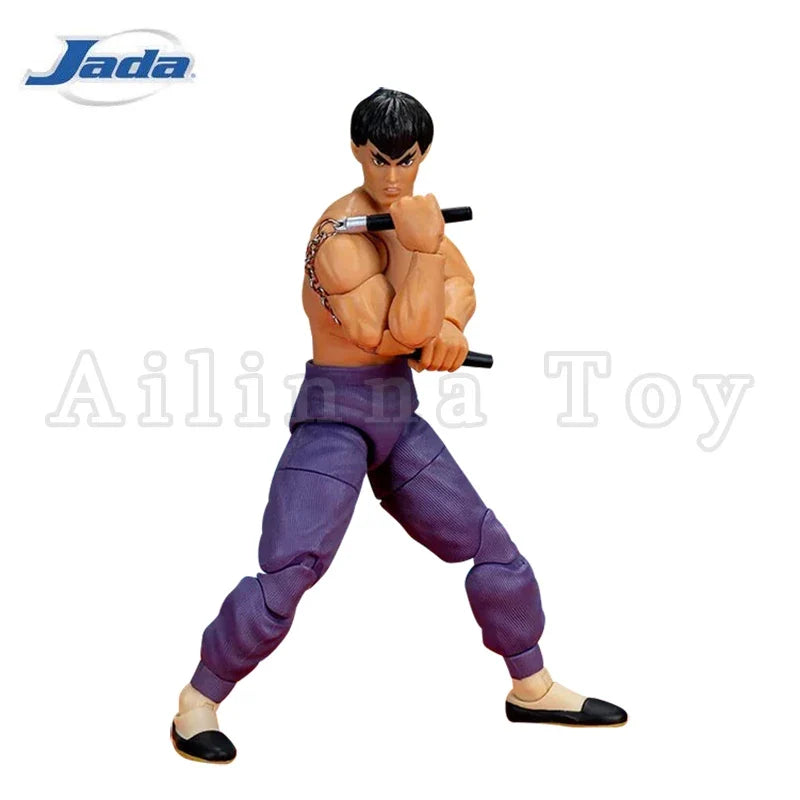 Jada Toys 1/12 6inch Action Figure Ultra Street Fighter II: The Final Challengers Fei Long Exclusive Anime Model