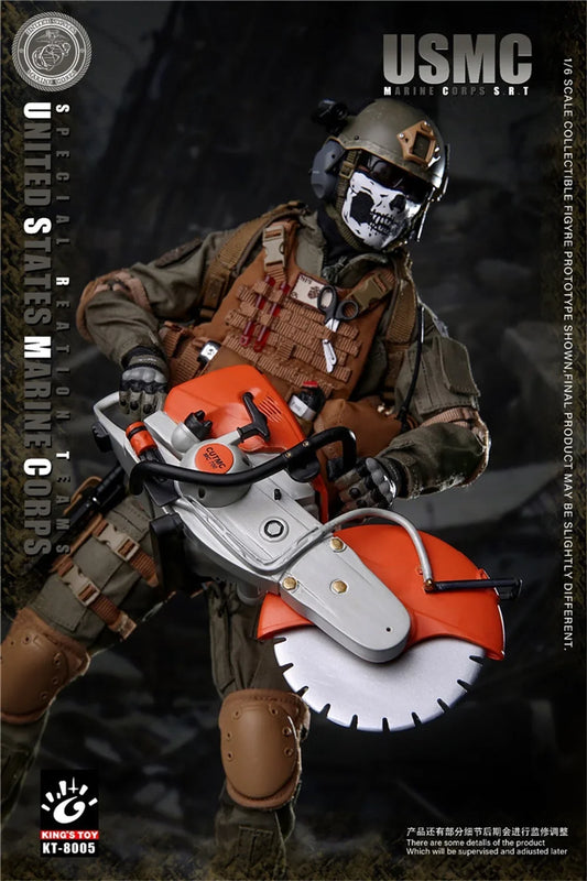 1/6 KING'S TOY KT-8005 USMC SRT Soldier Doll Operation Unit Full Set Moveable Action Figure Full Set Gift For Fans Collect 12"