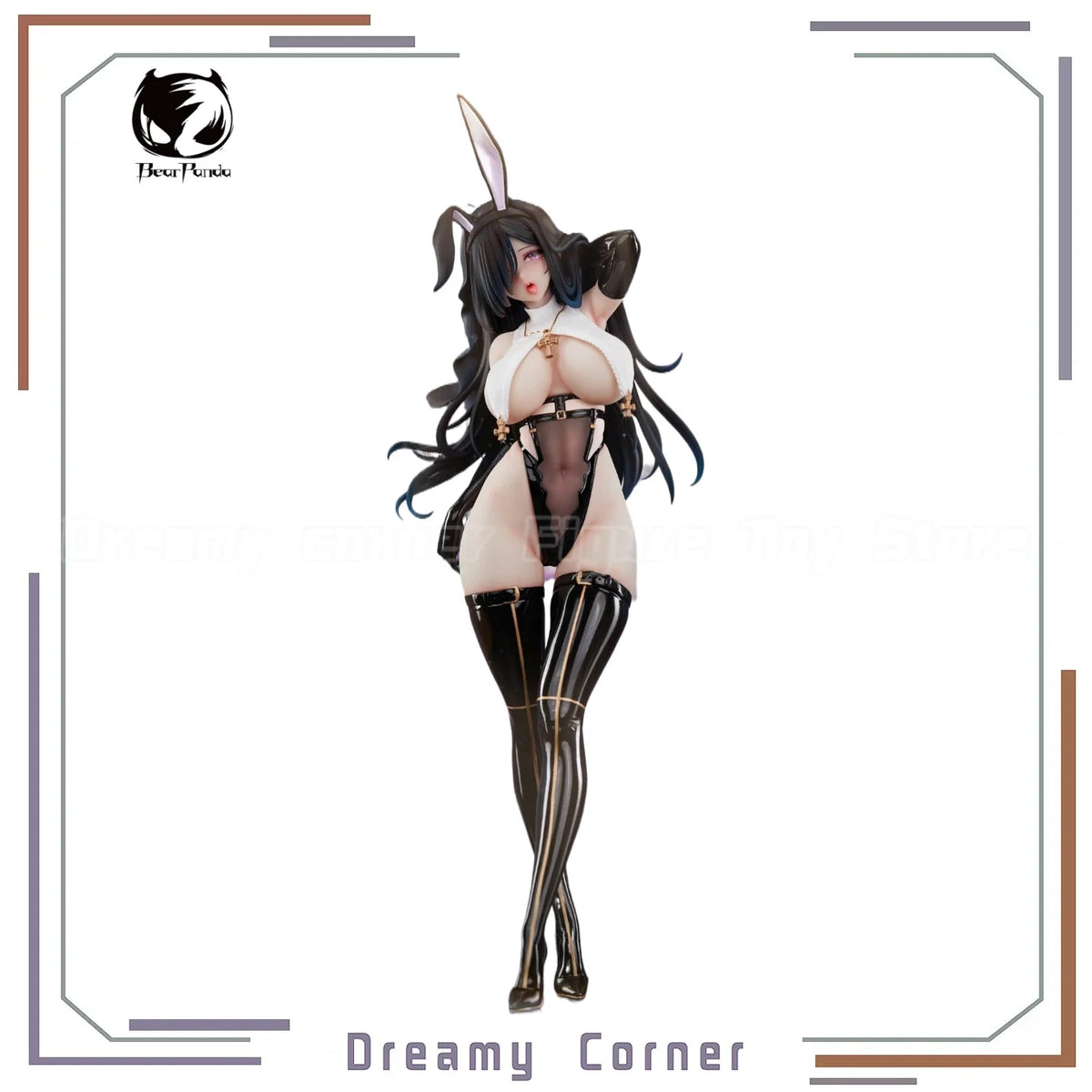 【In Stock】BearPanda Rabbit Nest Series Fourth Installment Black Nun 1/4 Scale Figure Collection Toys Gifts