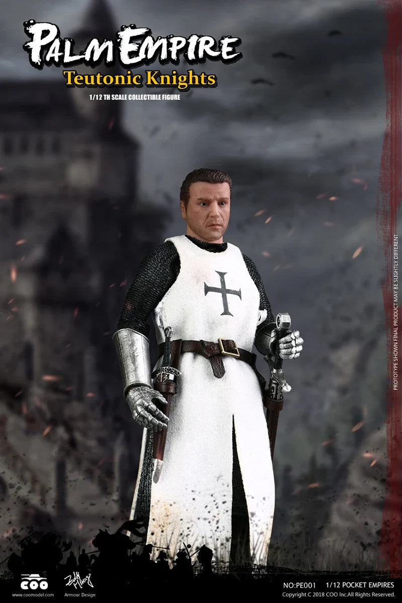 COOMODEL 1/12 Handheld Empire Series PE001 Teutonic Knights PE003 Hospital Knight Full Set 6" Action Figures In Stock
