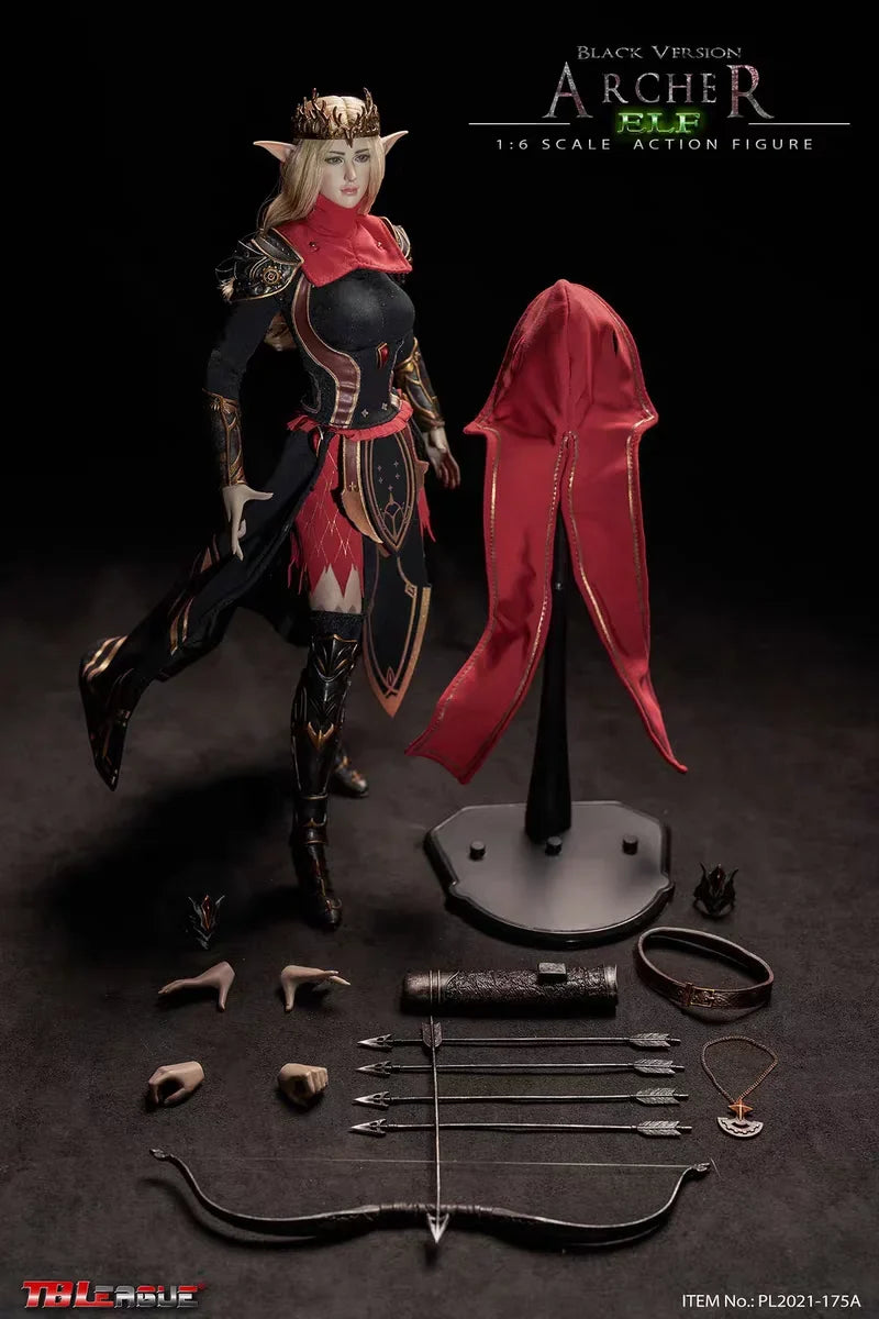 【MT】Original TBLeague PL2021-175A/B Elf Archer Black White 1/6 Action Figure Model Collection