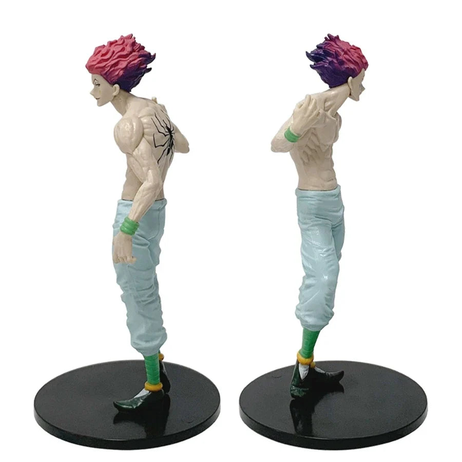 19cm/7.48in Hunter×Hunter Anime Figure Phantom Troupe Hisoka Action Figure Noodle Stopper Figurine PVC Collection Model Doll Toy