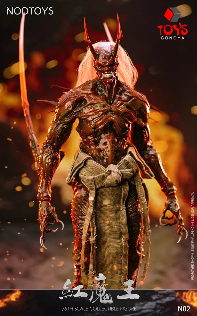【2026 Q2】NODTOYS NOD-N02 1/6 Silicone Red Demon King Action Figure 12'' Soldier Figurine Full Set Model Collectible Toy