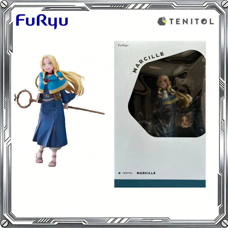 FuRyu Original TENITOL TALL Delicious in dungeon Anime Marcille Falin Dress Style Ver. Action Figure Toys Gift Collectible Model