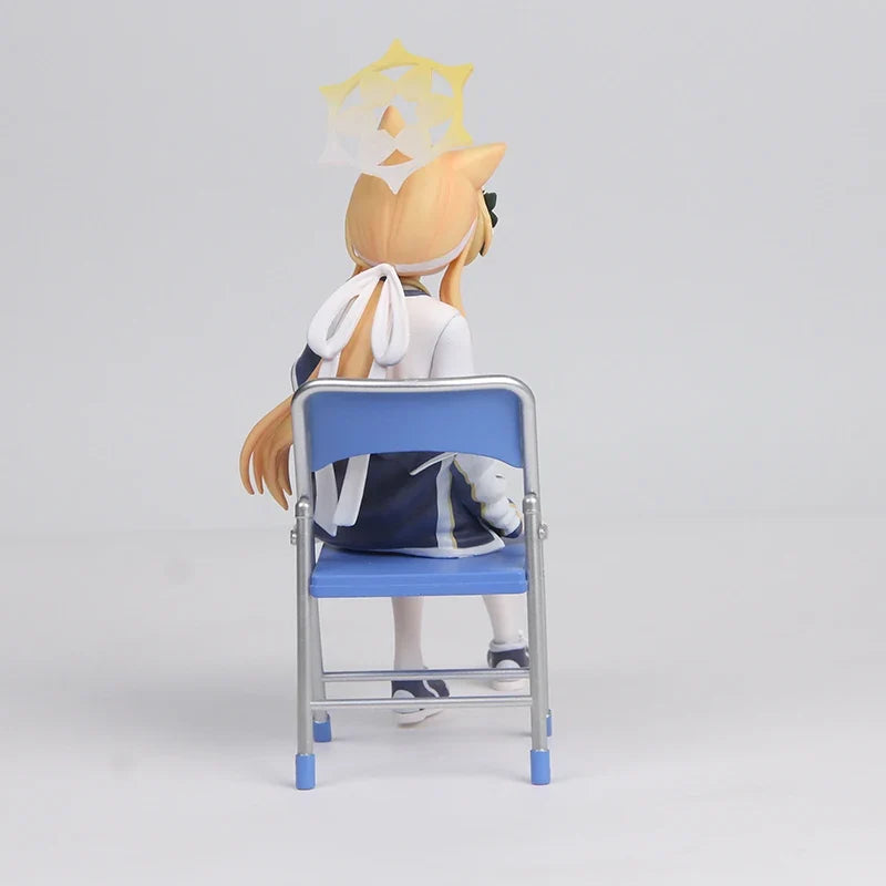Anime Blue Archive Gymnastics Uniform Girl Iochi Mari Figures Model Toy Static Statue Action Figures Office Desk Ornament Gift