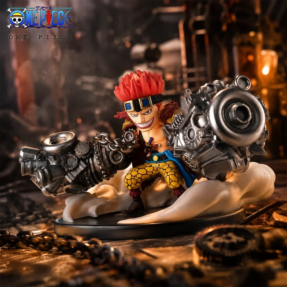 1pc 13cm/5.12in Official One Piece Eustass Kid Figure Anime PVC Statue Desktop Car Ornament Collectible Model Toys Gift