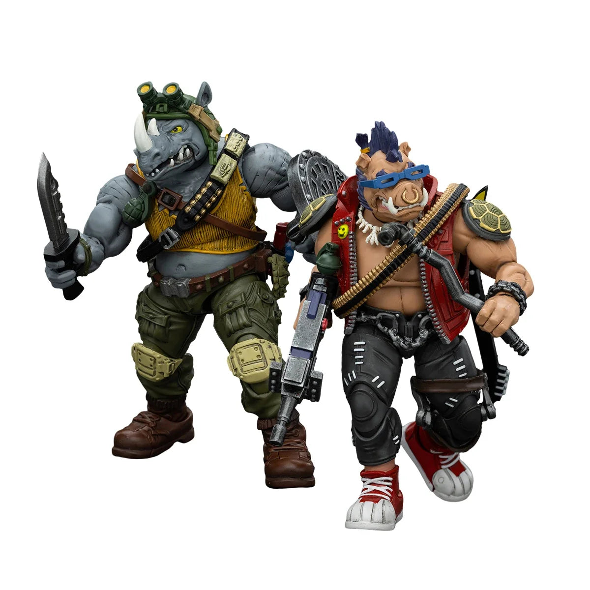 [Pre Order]JOYTOY TMNT 1/18 Action Figure Teenage Mutant Ninja Turtles Turtle Shredder Beebop Rocksteady figures Toys