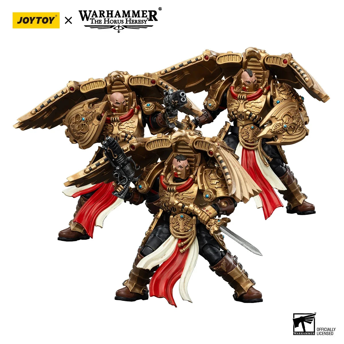 JOYTOY Warhammer 40k 1/18 Action Figures Anime 12.6cm Legio Custodes Aquilon Terminator Squad Custodian Venatari Squad