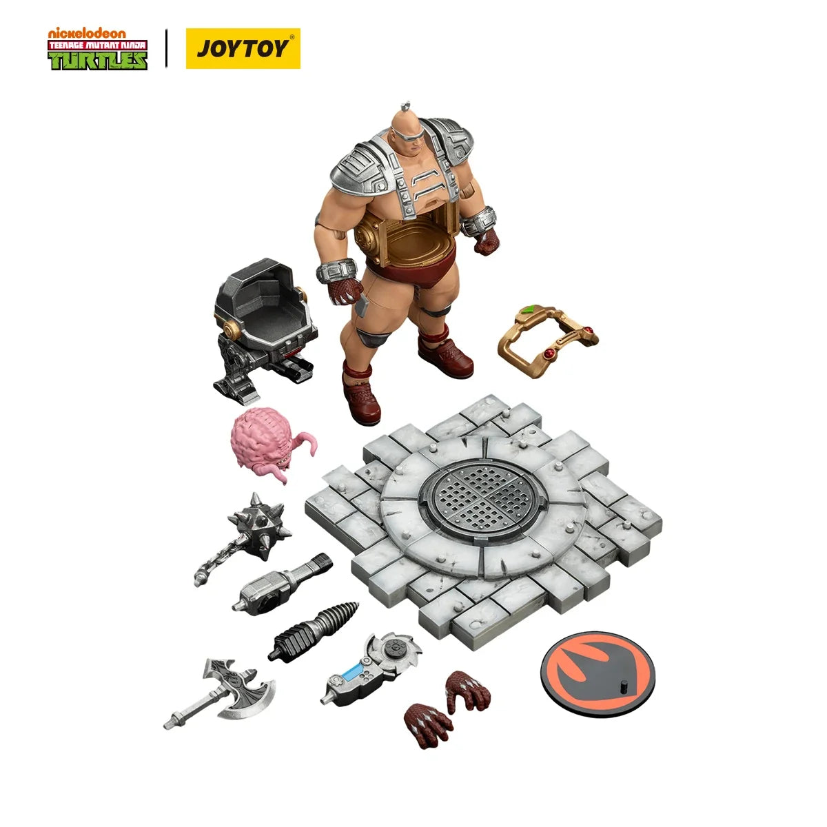 【MT】JOYTOY TMNT-Krang 1/18 Action Figure Toy Model