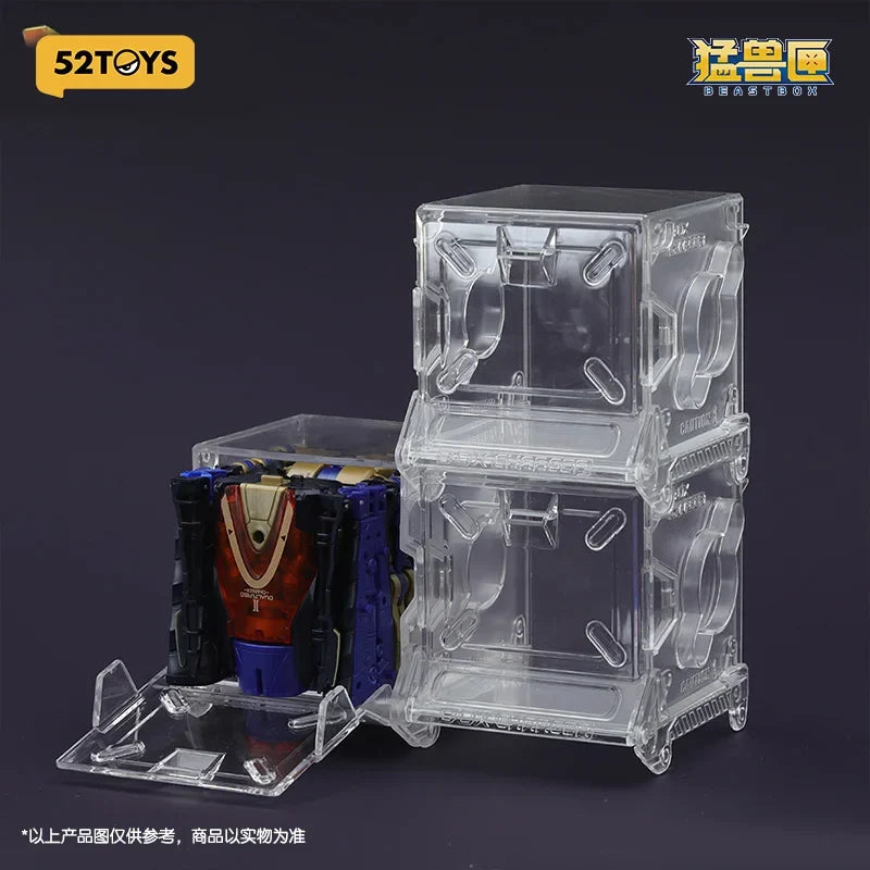 Original 52toys Beast Box Series Abyss Spiral Corner Stone Deformed Assembled Model Mecha Action Figure For Boy Customized Gift