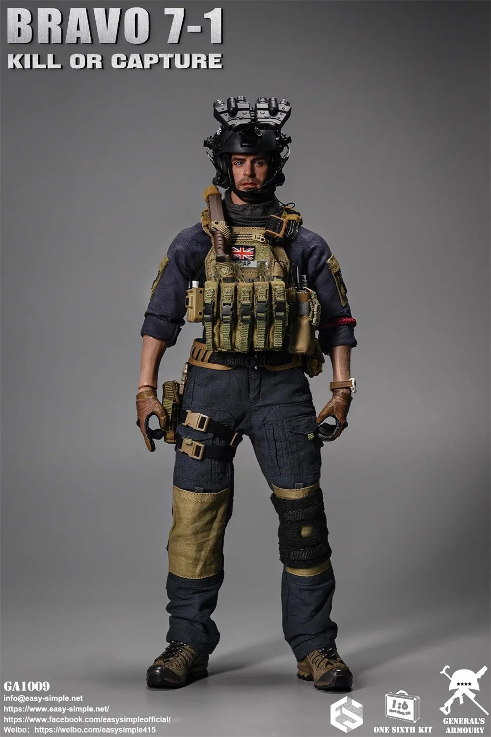 In Stock For Sale 1/6th GA1009 SAS Tough Guy Call Man The Duty Full Set Moveable Action Figure Soap 12" For Fans Collectable