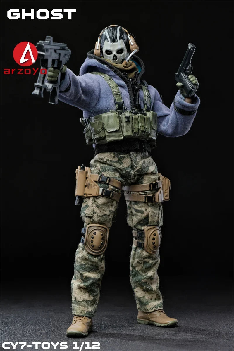 2025 Q3 CY7-TOYS 1/12 Scale Ghost Squad Special Forces Male Warrior Full Set 6inch Action Figure Body Original And Collectible
