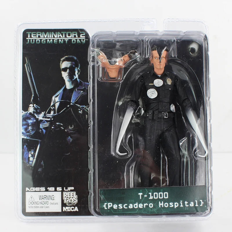 NECA The Terminator T-800 T-1000 Endoskeleton Collection Action Figure PVC Model Toy Doll Figurals Gift